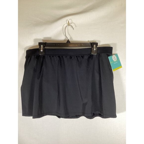 BAL HARBOUR Swim Skirt XL NWT Beach Summer Pool Full Coverage UPF 50 - Picture 1 of 7